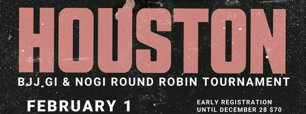 Grappling Industries HOUSTON tournament banner