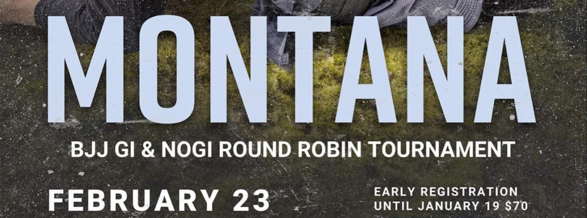 Grappling Industries MONTANA tournament banner