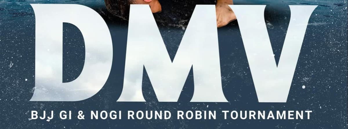 Grappling Industries DMV tournament banner