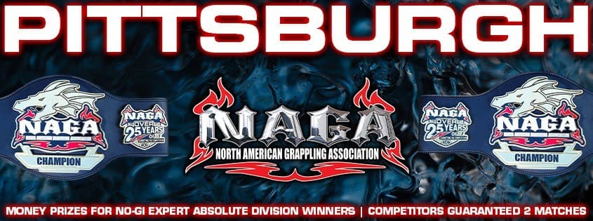 NAGA Pittsburgh Grappling Championship tournament banner