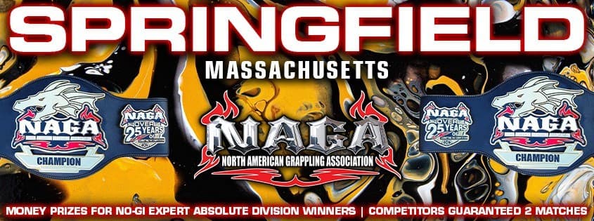 NAGA Springfield (MA) Grappling Championship tournament banner