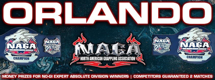 NAGA Orlando Grappling Championship tournament banner