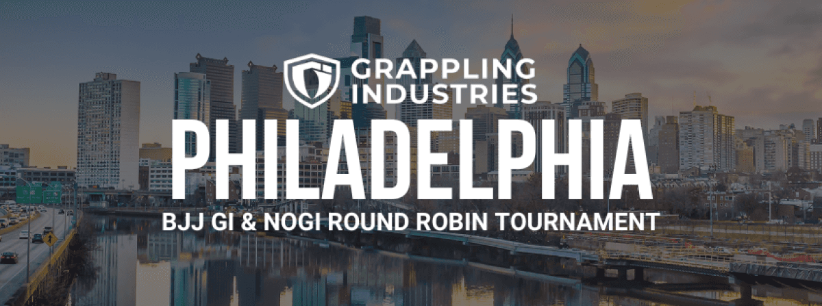 Grappling Industries PHILADELPHIA tournament banner