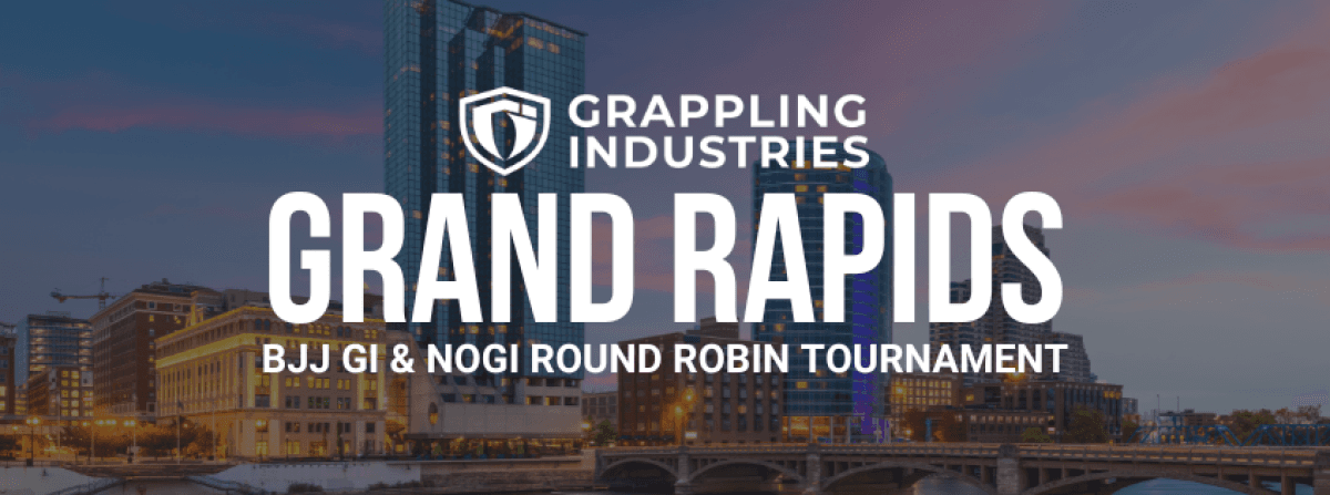 Grappling Industries GRAND RAPIDS tournament banner