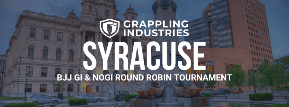 Grappling Industries SYRACUSE tournament banner