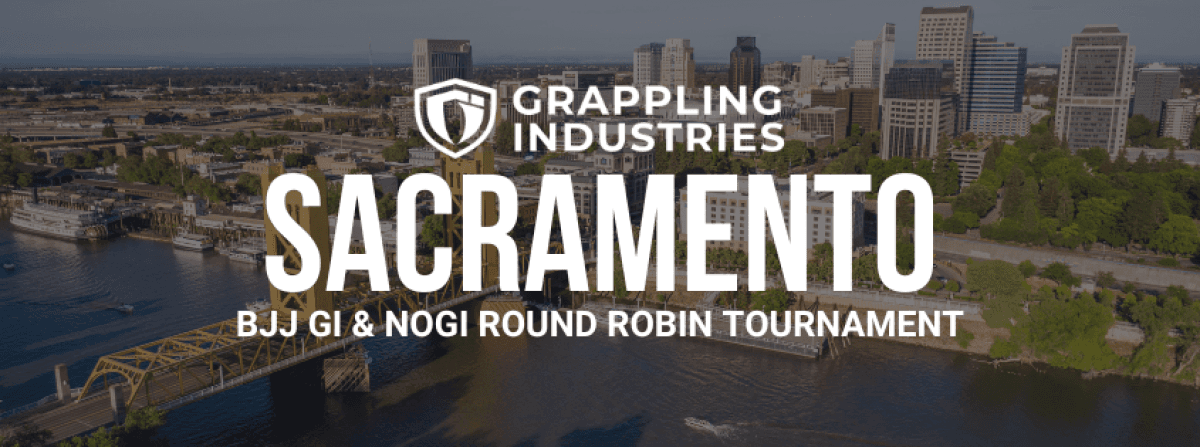 Grappling Industries SACRAMENTO tournament banner