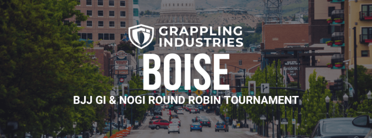 Grappling Industries BOISE tournament banner