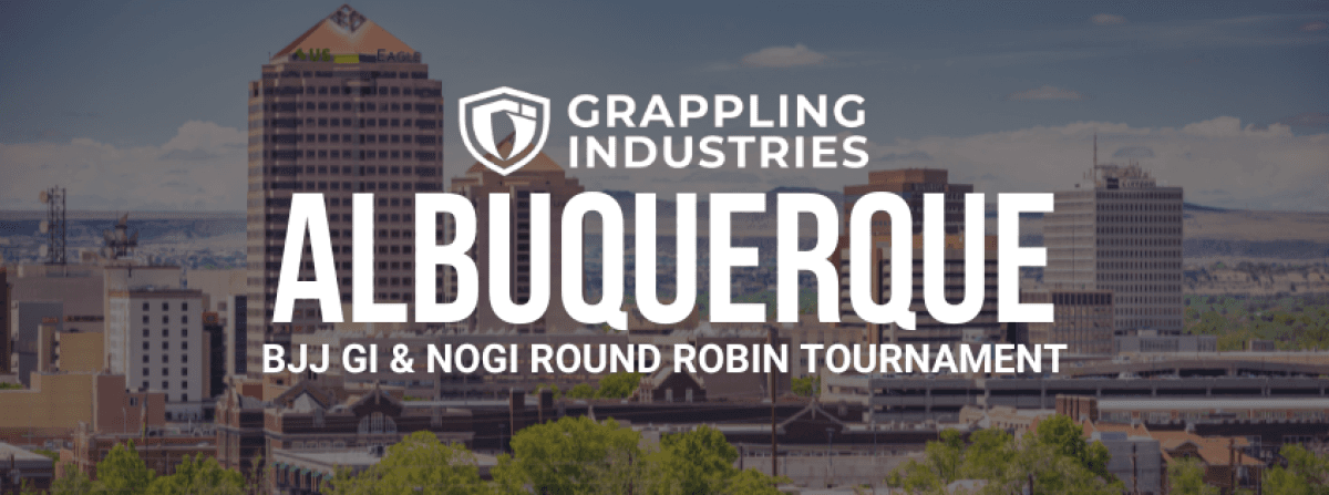 Grappling Industries ALBUQUERQUE tournament banner