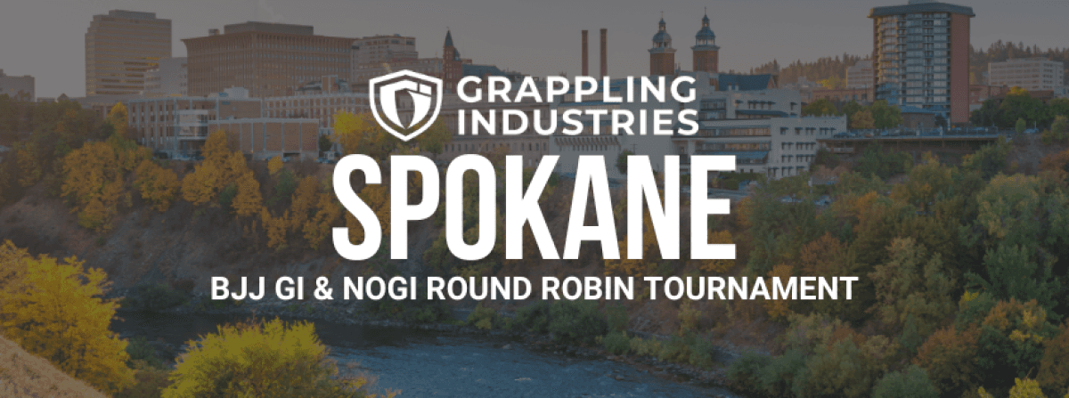 Grappling Industries SPOKANE tournament banner