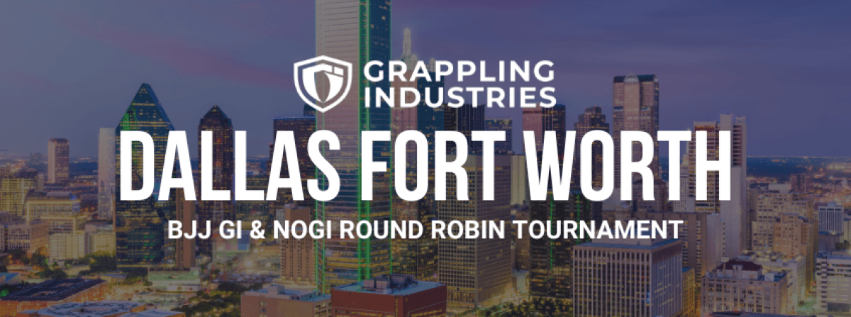 Grappling Industries DALLAS FORT WORTH tournament banner