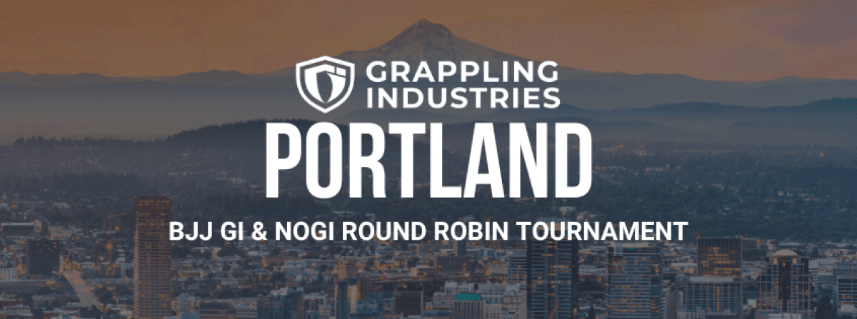 Grappling Industries PORTLAND tournament banner