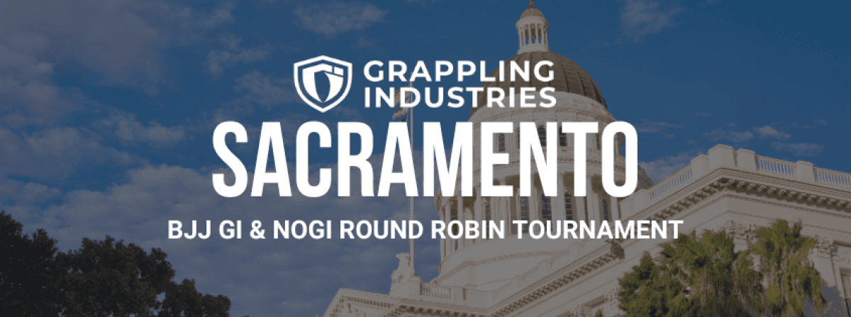 Grappling Industries SACRAMENTO tournament banner