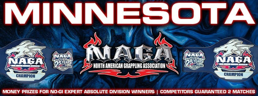 NAGA Minnesota Grappling Championship tournament banner