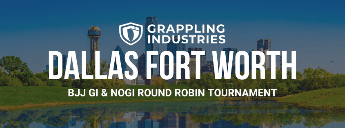 Grappling Industries DALLAS FORT WORTH tournament banner