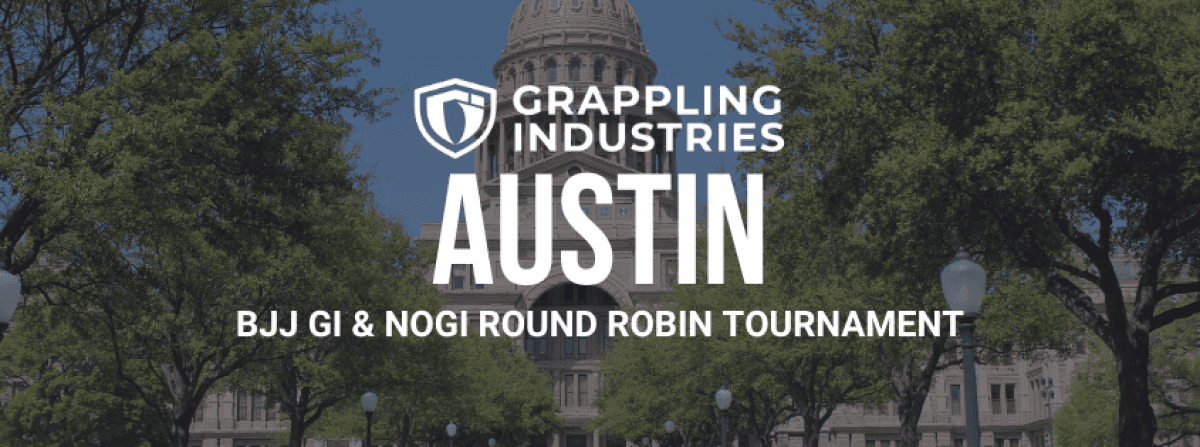 Grappling Industries AUSTIN tournament banner