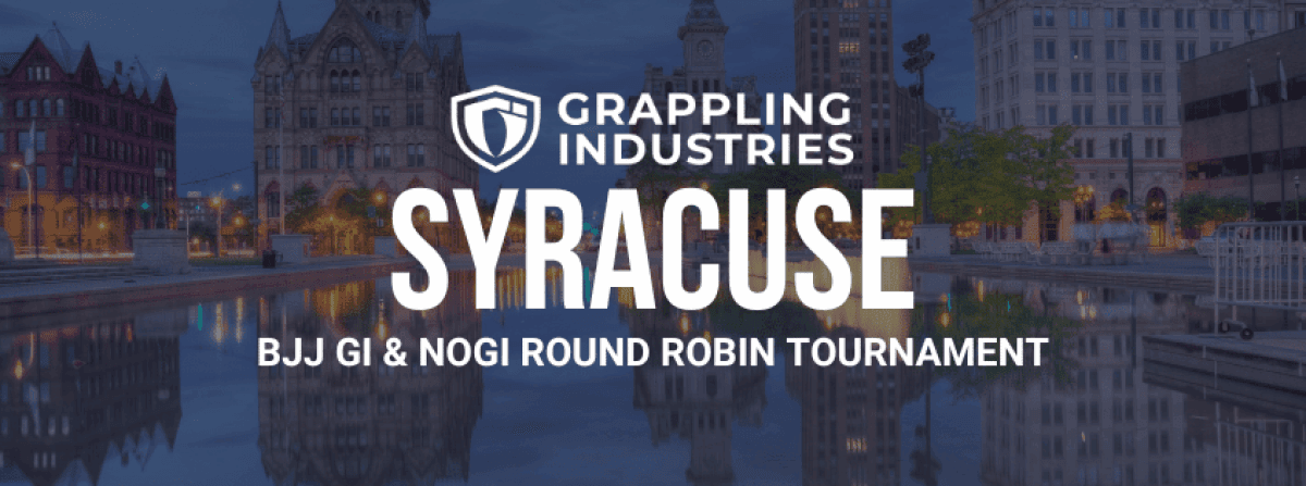Grappling Industries SYRACUSE tournament banner
