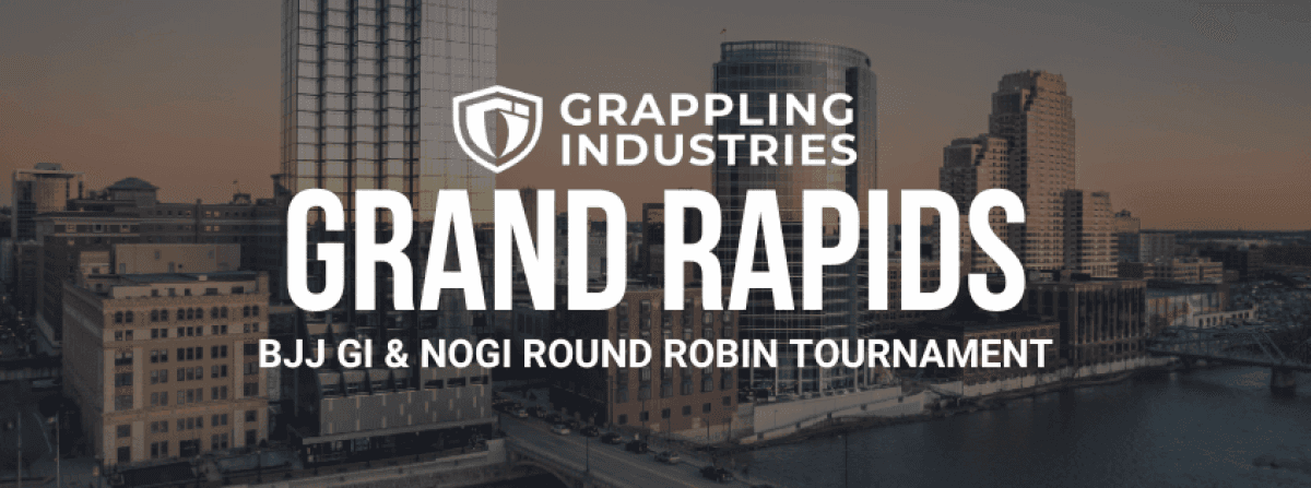 Grappling Industries GRAND RAPIDS tournament banner