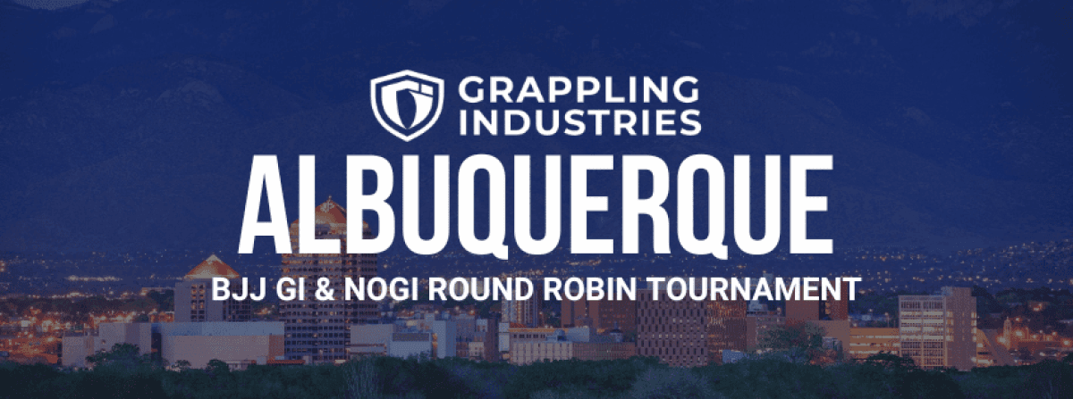 Grappling Industries ALBUQUERQUE tournament banner