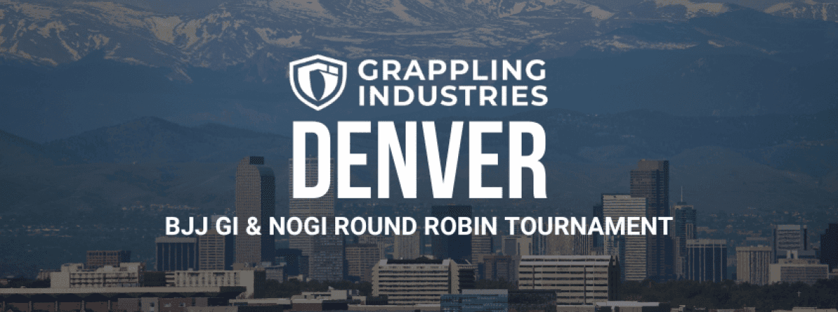 Grappling Industries DENVER tournament banner