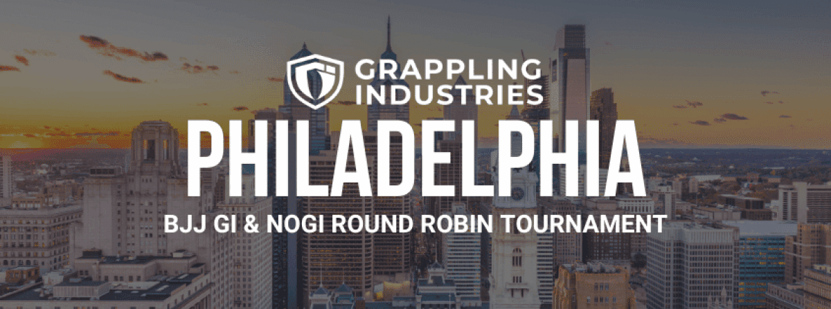 Grappling Industries PHILADELPHIA tournament banner