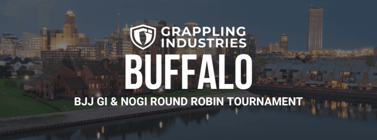 Grappling Industries BUFFALO tournament banner