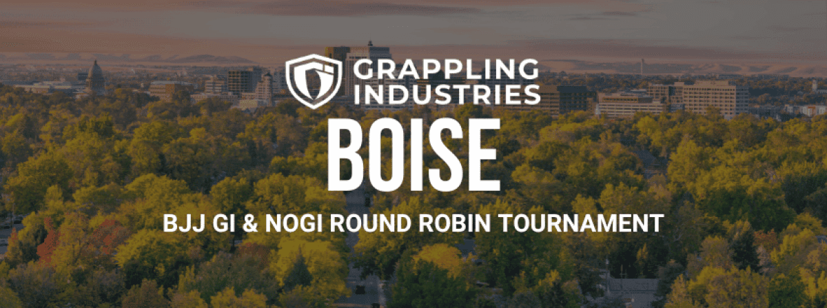 Grappling Industries BOISE tournament banner