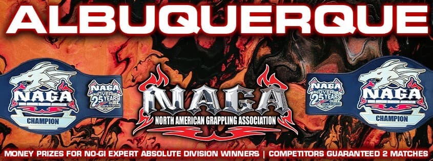 NAGA Albuquerque Grappling Championship tournament banner