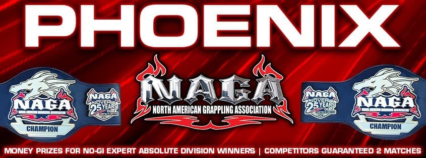 NAGA Phoenix II Grappling Championship tournament banner