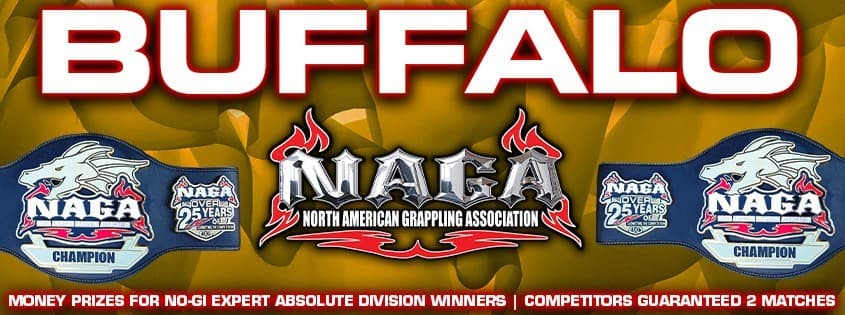 NAGA Buffalo Grappling Championship tournament banner