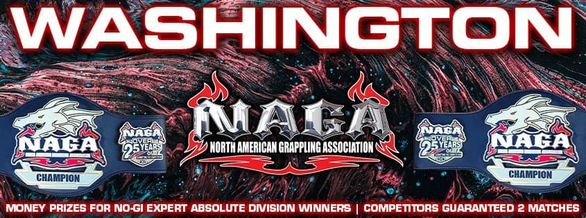 NAGA Washington II Grappling Championship tournament banner