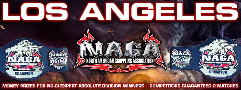 NAGA Los Angeles Grappling Championship II tournament banner