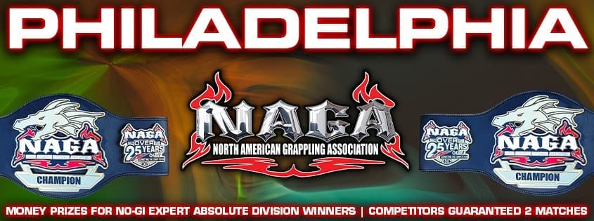 NAGA Philadelphia II Grappling Championship tournament banner