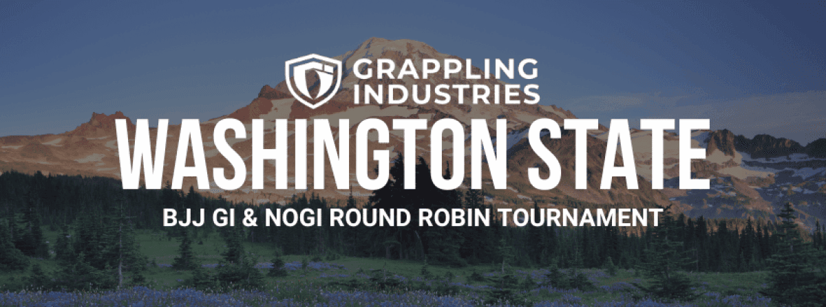 Grappling Industries WASHINGTON STATE tournament banner
