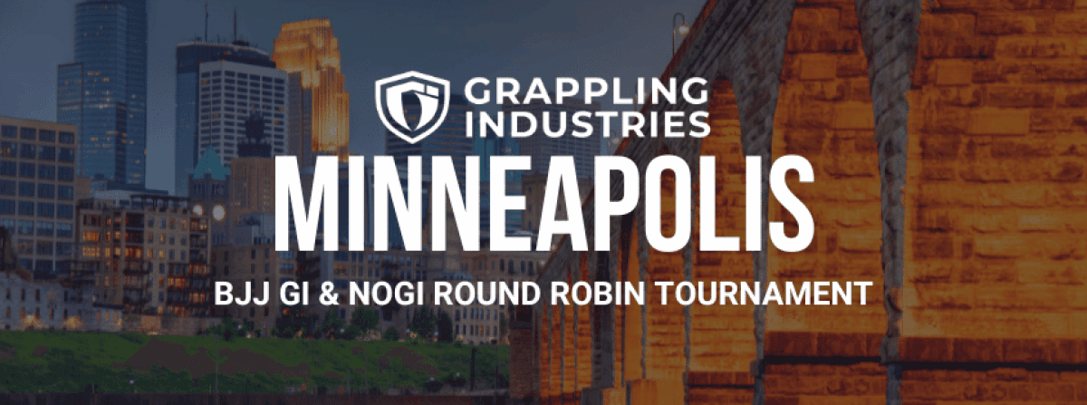 Grappling Industries MINNEAPOLIS tournament banner