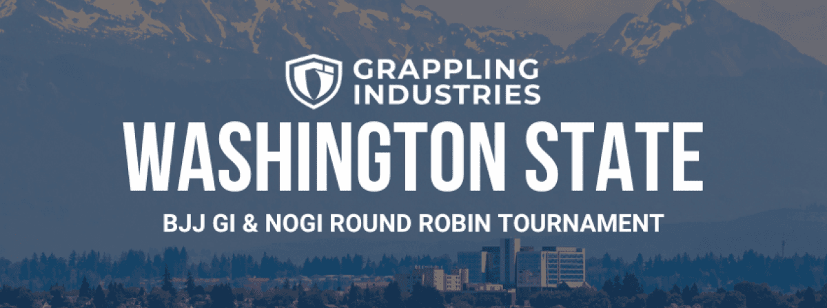 Grappling Industries WASHINGTON STATE tournament banner