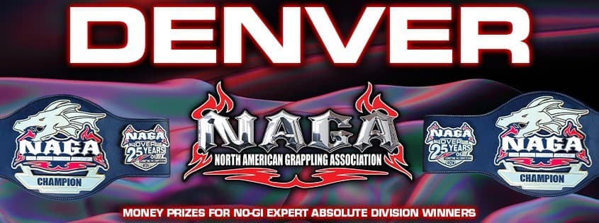 NAGA Denver II Grappling Championship tournament banner