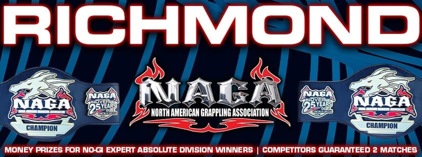 NAGA Richmond Grappling Championship tournament banner