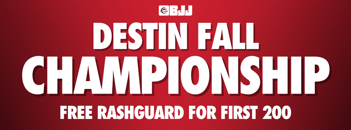 FUJI BJJ Destin Fall Championship tournament banner