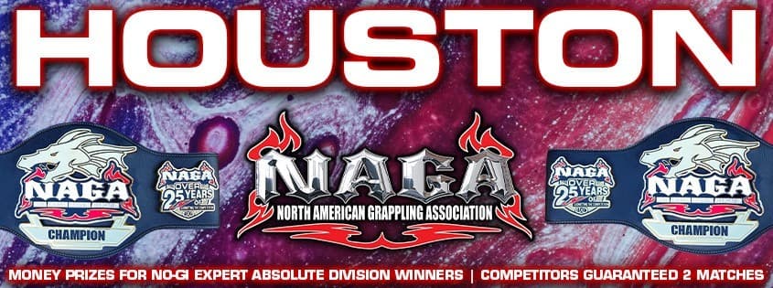 NAGA Houston III Grappling Championship tournament banner