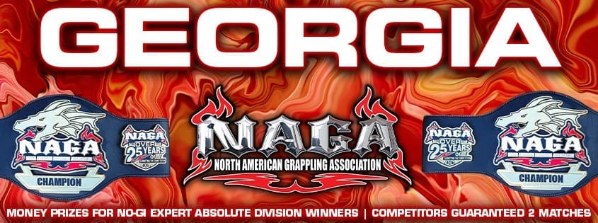 NAGA Georgia Grappling Championship tournament banner