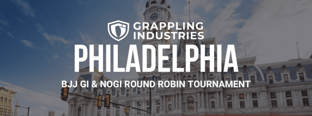 Grappling Industries PHILADELPHIA tournament banner