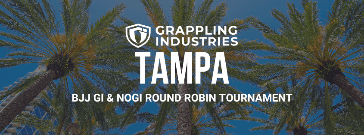 Grappling Industries TAMPA tournament banner