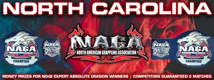 NAGA North Carolina Grappling Championship tournament banner