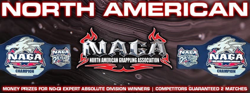 NAGA North American Grappling Championship tournament banner