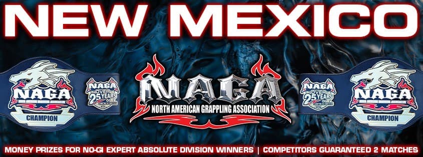 NAGA New Mexico Grappling Championship tournament banner