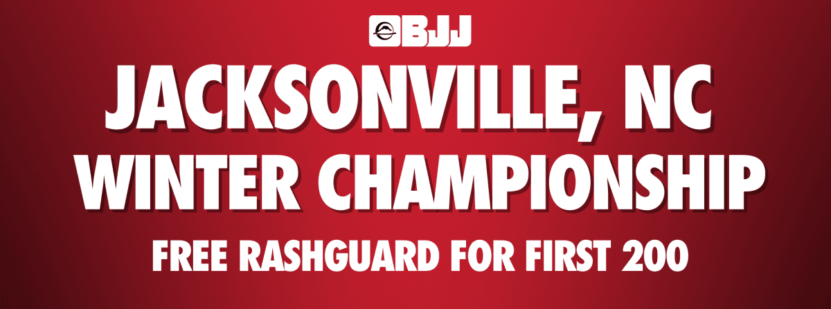 FUJI BJJ Jacksonville, NC Winter Championship tournament banner