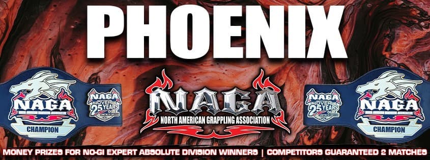 NAGA Phoenix Grappling Championship tournament banner