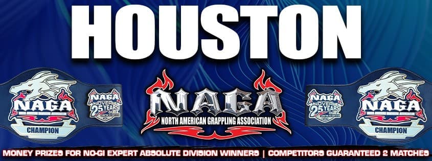 NAGA Houston Grappling Championship tournament banner