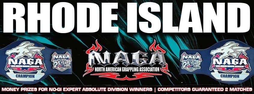 NAGA Rhode Island Grappling Championship tournament banner