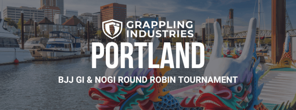 Grappling Industries PORTLAND tournament banner